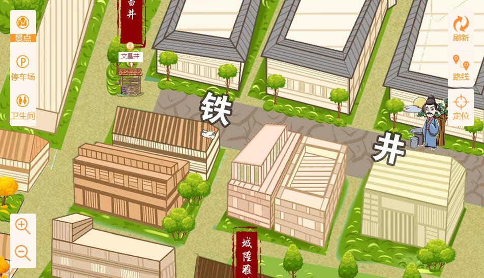 红安智慧景区：手绘地图与语音导览的完美融合