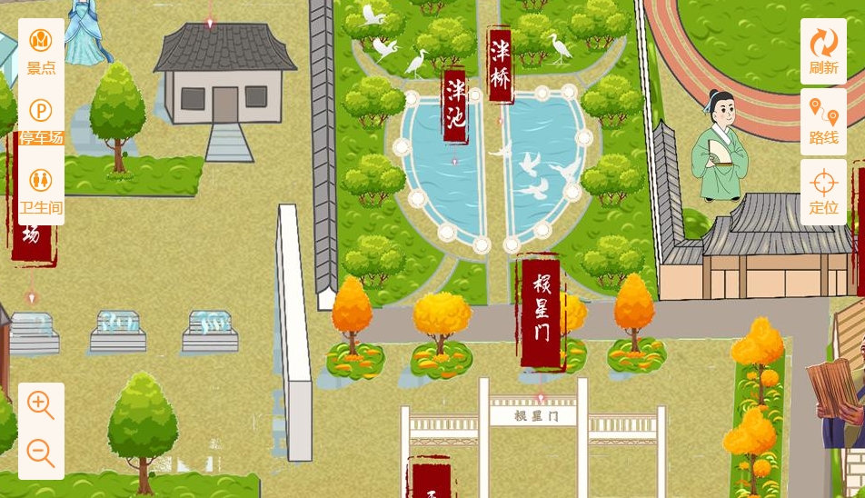 红安手绘地图景区语音讲解导览系统：智慧景区建设的基石